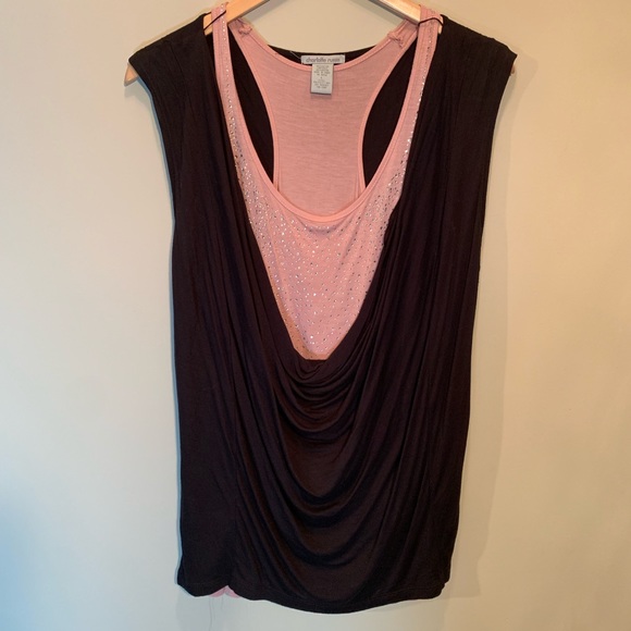 Charlotte Russe Studded Top - Picture 1 of 7